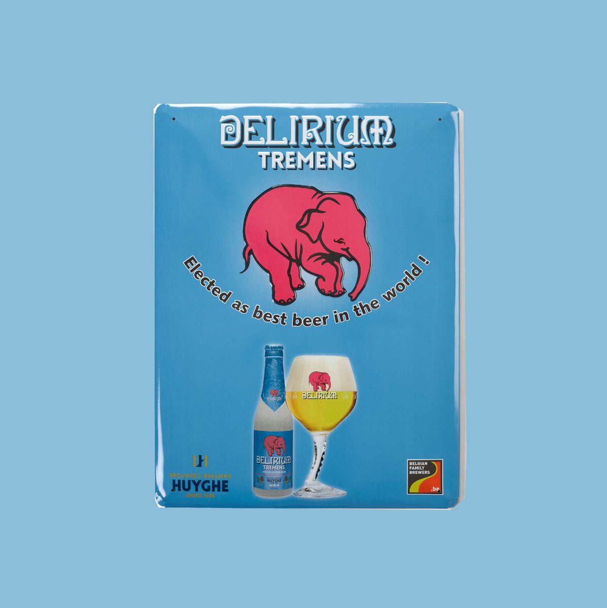 Delirium Tremens Tin Sign Brouwerij L.Huyghe Delirium